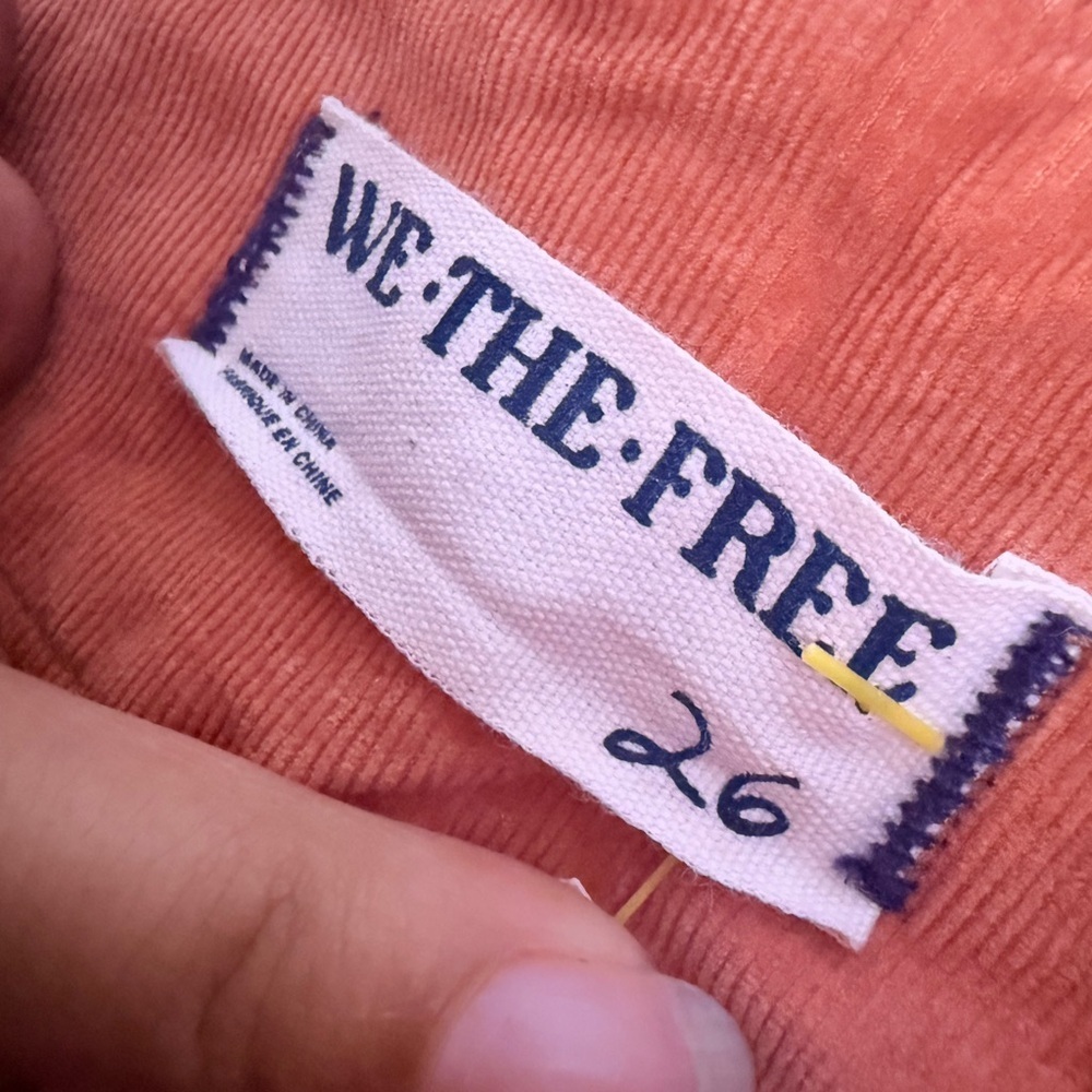 We The Free Burnt Orange Corduroy Pants - Picture 7 of 16